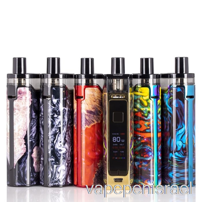 חד פעמי Vape Israel Smok Rpm 80 Pod Mod Kit עץ מייצב אדום